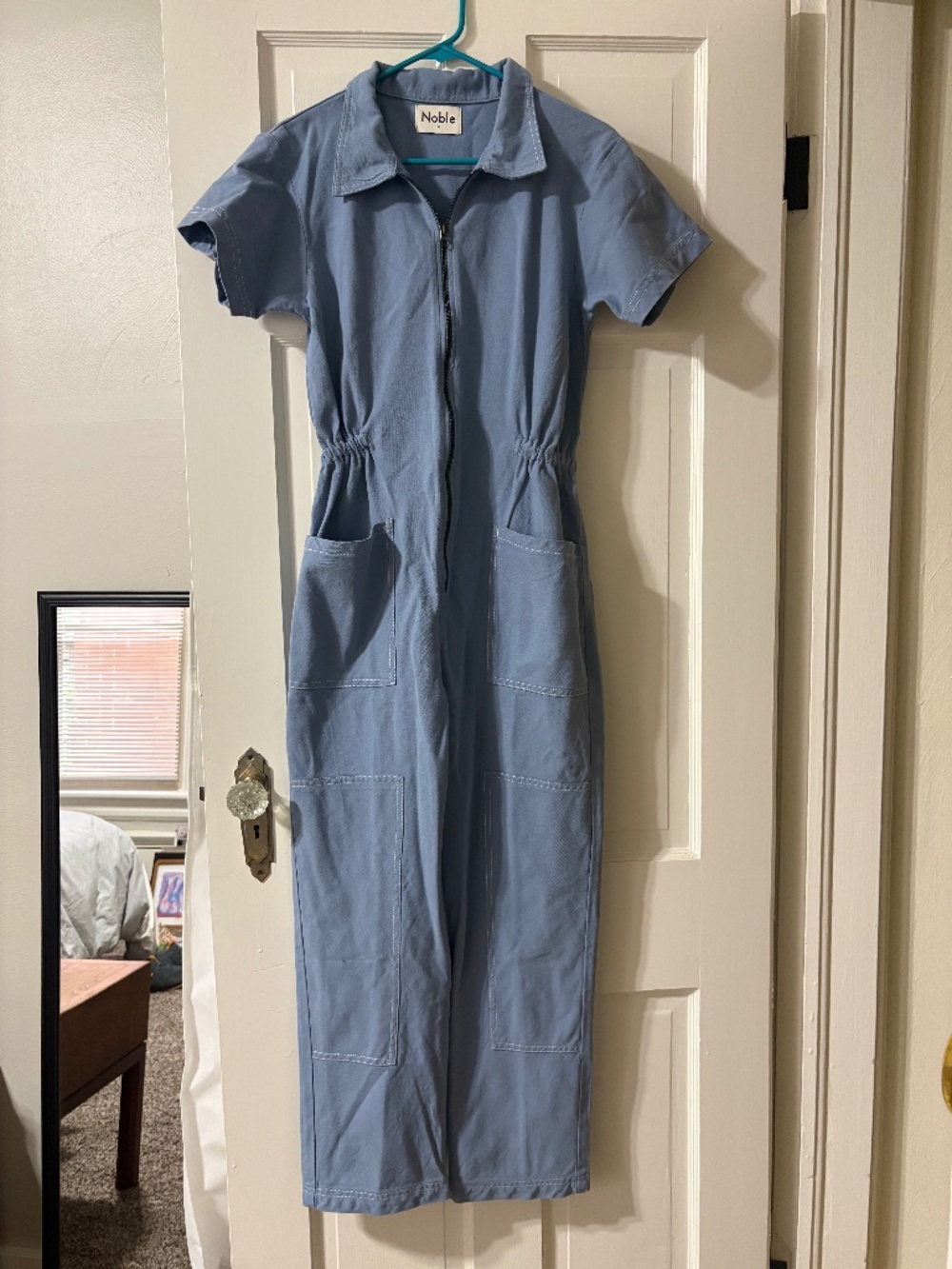 Noble Utility Jumpsuit in Pebble